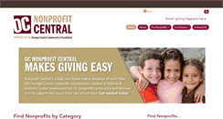 Desktop Screenshot of ocnonprofitcentral.org